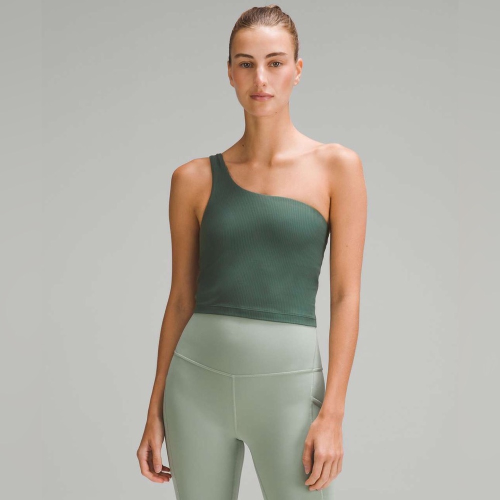 lululemon athletica Ribbed Nulu Asymmetrical Yoga Tank Top